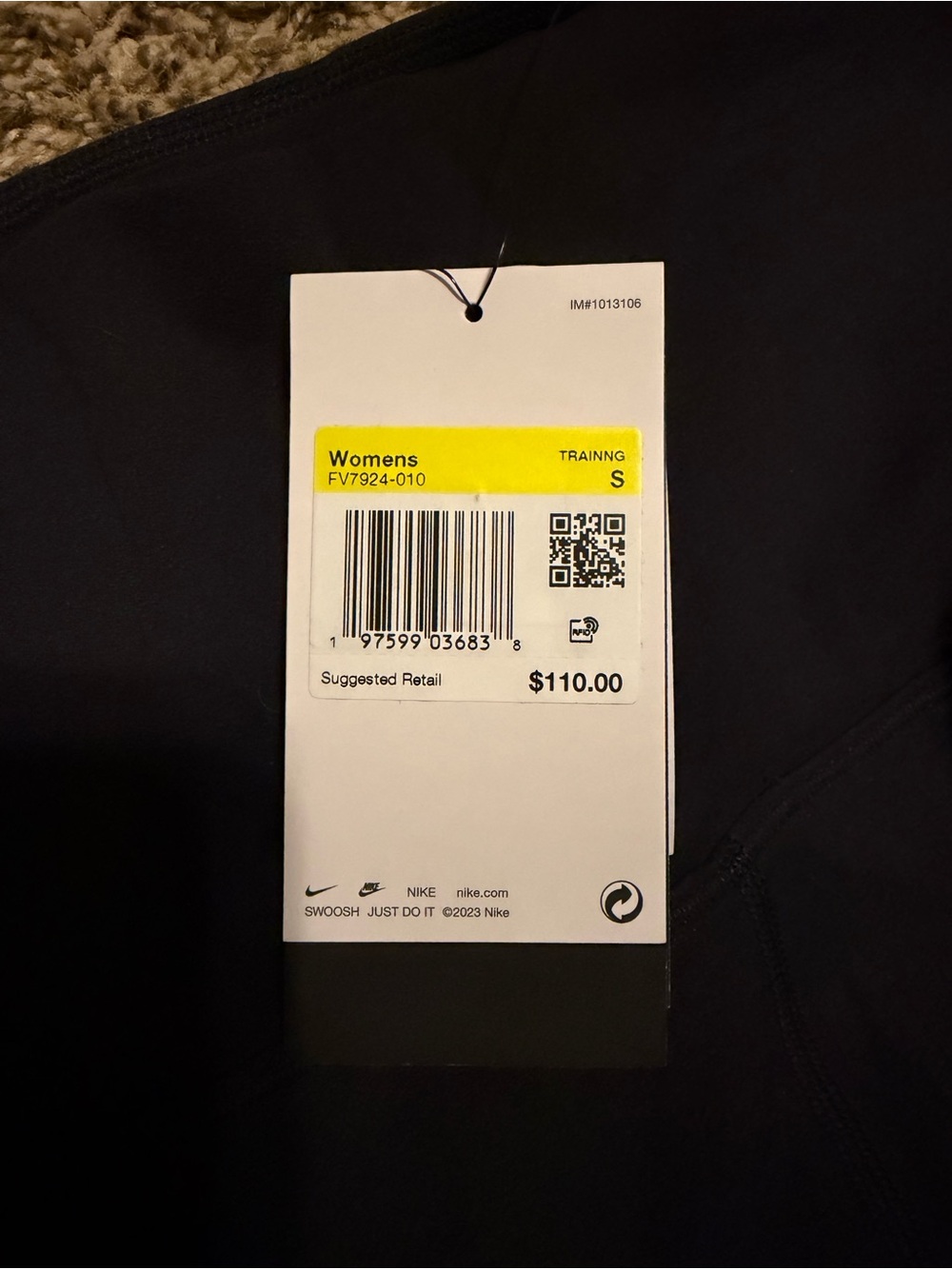 Nike Zenvy Black High-Waist Joggers - Picture 5 of 5